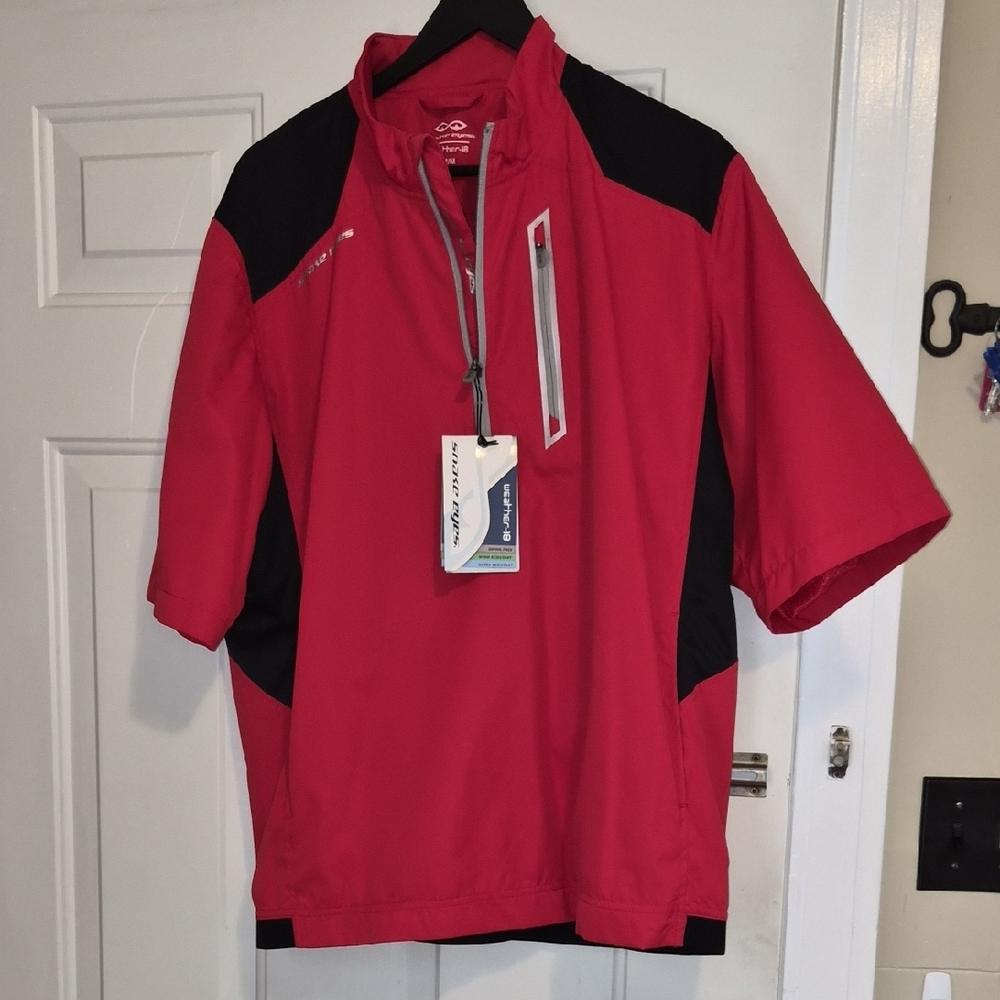 Snake Eyes Red and Black Short Sleeve Wind Shirt